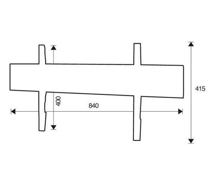 ITB OM06139 Supporto TV a parete 2,03 m (80") Nero [OM-SLIM800]