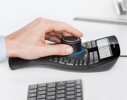 3Dconnexion SpaceMouse Enterprise Kit 2 mouse Ufficio Ambidestro RF Wireless + USB Type-A 6DoF [3DX-700135]