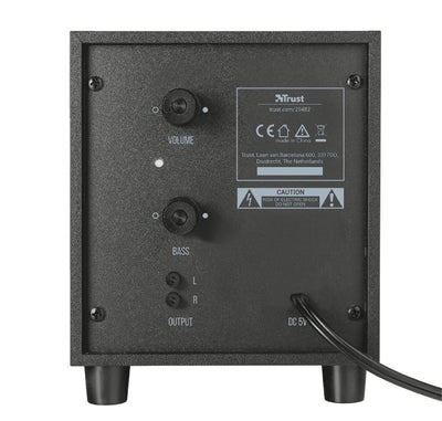 Trust Avora 2.1 set di altoparlanti 9 W PC/PC portatile Nero 2.1 canali 2-vie [20442]