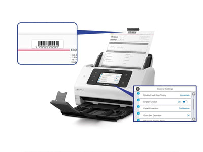 Epson WorkForce DS-900WN Scanner a foglio 600 x 600 DPI A4 Bianco [B11B276401]