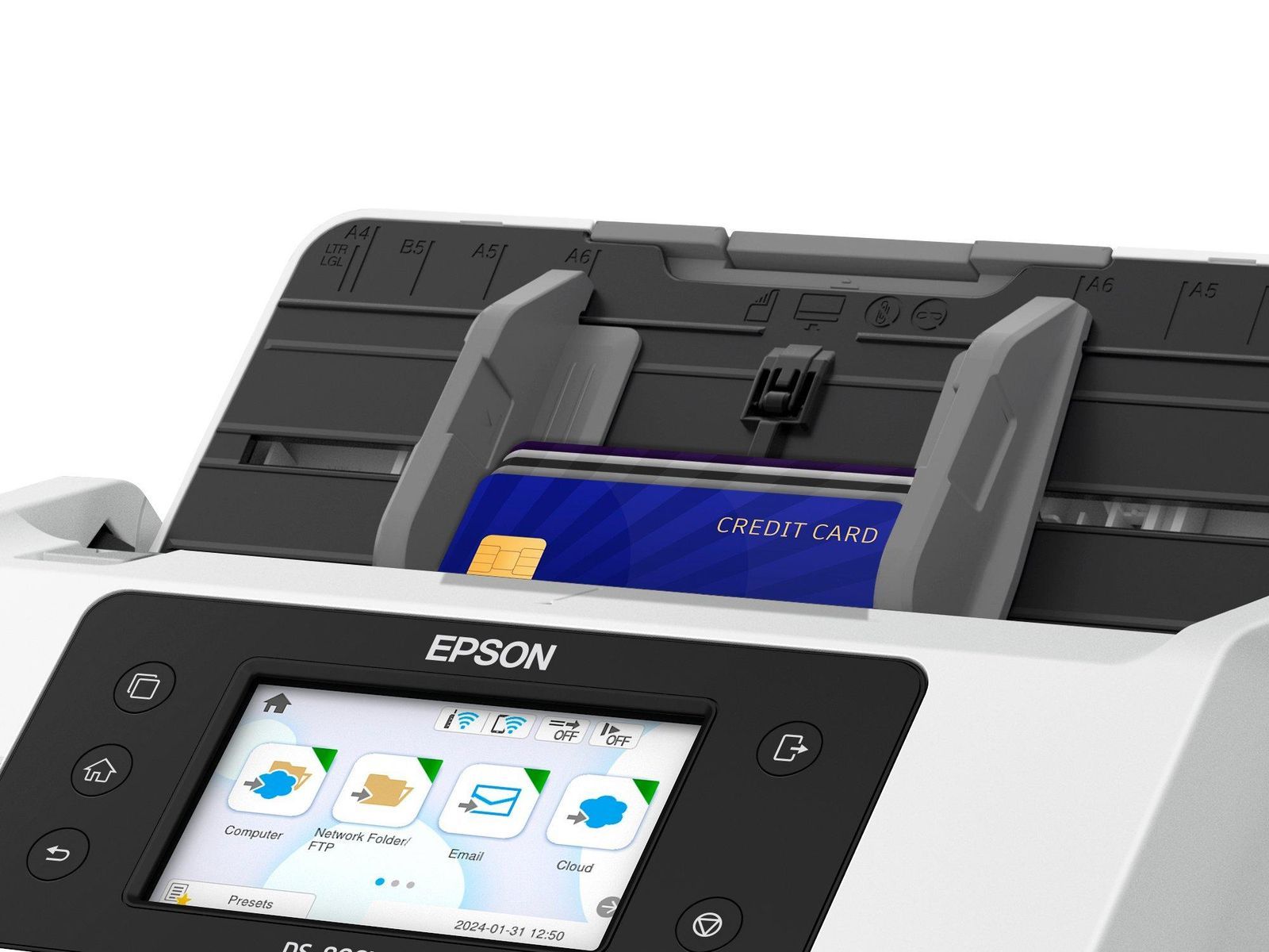 Epson WorkForce DS-900WN Scanner a foglio 600 x 600 DPI A4 Bianco [B11B276401]