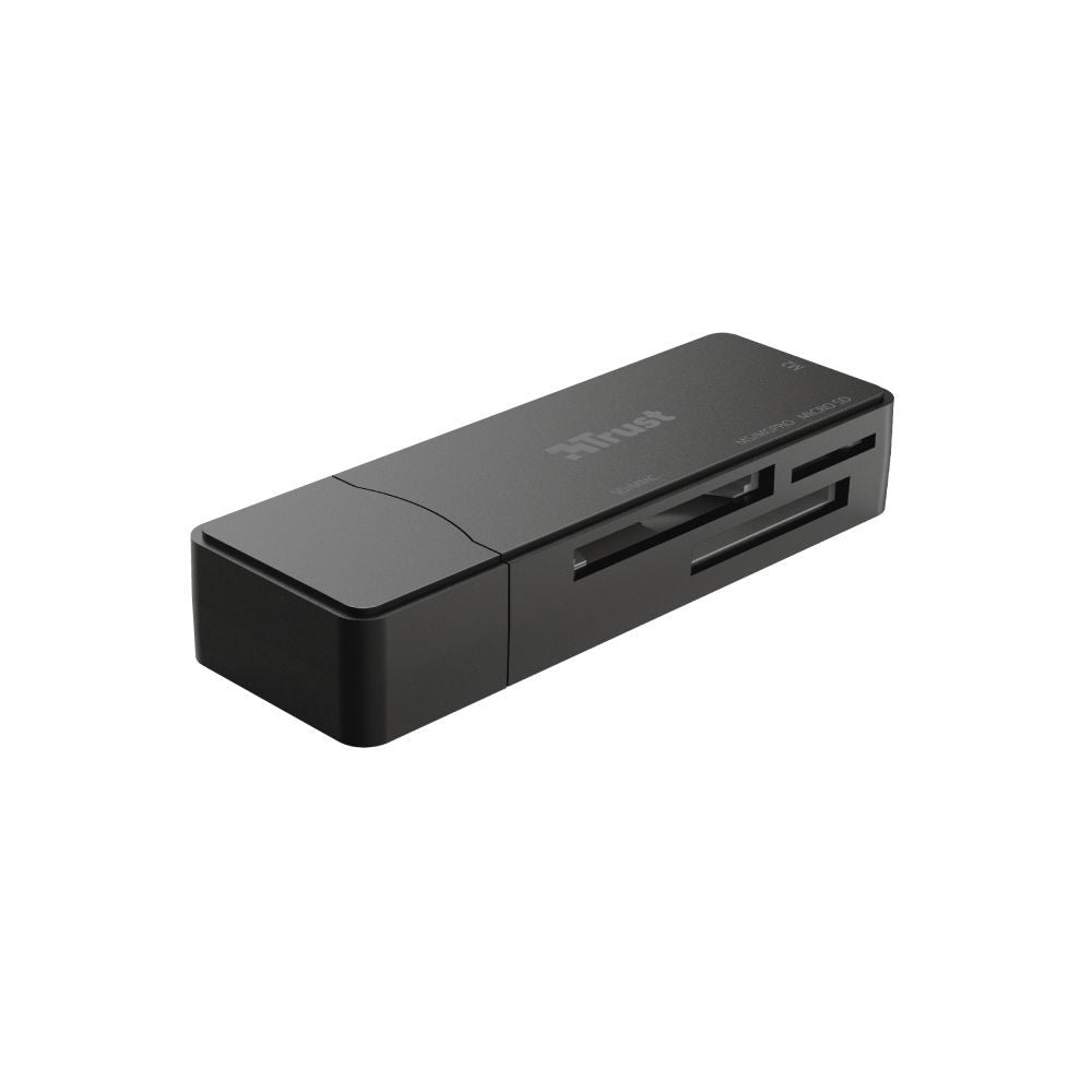 Trust NANGA lettore di schede USB 3.2 Gen 1 (3.1 Gen 1) Type-A Nero [21935]