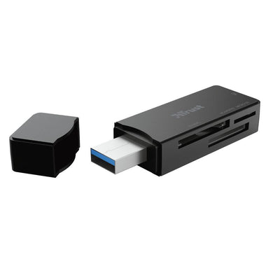 Trust NANGA lettore di schede USB 3.2 Gen 1 (3.1 Gen 1) Type-A Nero [21935]