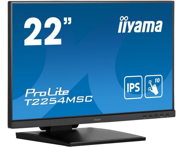 iiyama ProLite T2254MSC-B1AG Monitor PC 54,6 cm (21.5") 1920 x 1080 Pixel Full HD LED Touch screen Nero [T2254MSC-B1AG]