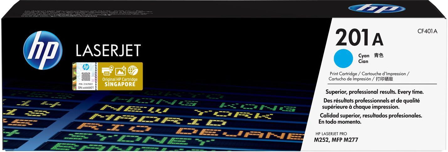 HP Cartuccia Toner ciano originale LaserJet 201A [CF401A]