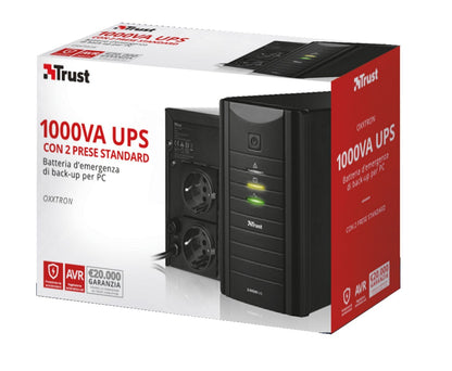 Trust Oxxtron 1000VA gruppo di continuità (UPS) 1 kVA 2 presa(e) AC [21199]