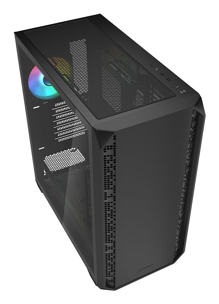 Sharkoon AK2 RGB Midi Tower Nero [AK2RGBBLACK]