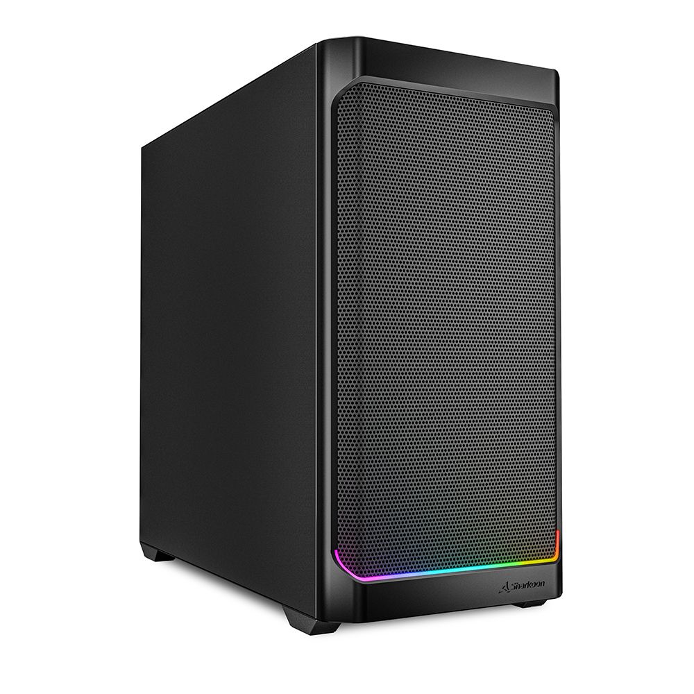 Sharkoon MK4 RGB Strip Micro Tower Nero [MK4RGBSTRIPBLACK]