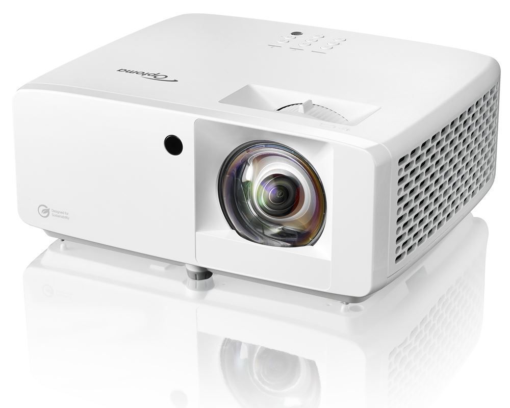 Optoma ZH450ST videoproiettore Proiettore a corto raggio 4200 ANSI lumen DLP 1080p (1920x1080) Compatibilità 3D Bianco [ZH450STLASER]