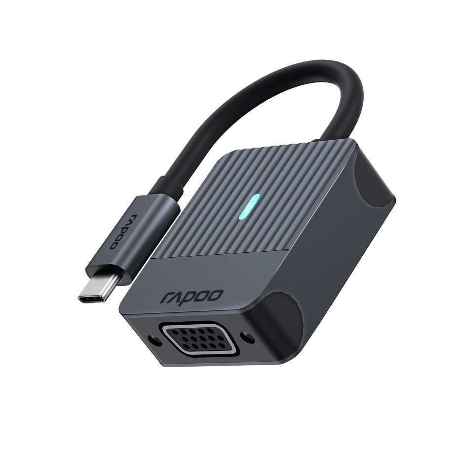 Rapoo UCA-1003 0,15 m USB tipo-C VGA (D-Sub) Nero [11405]