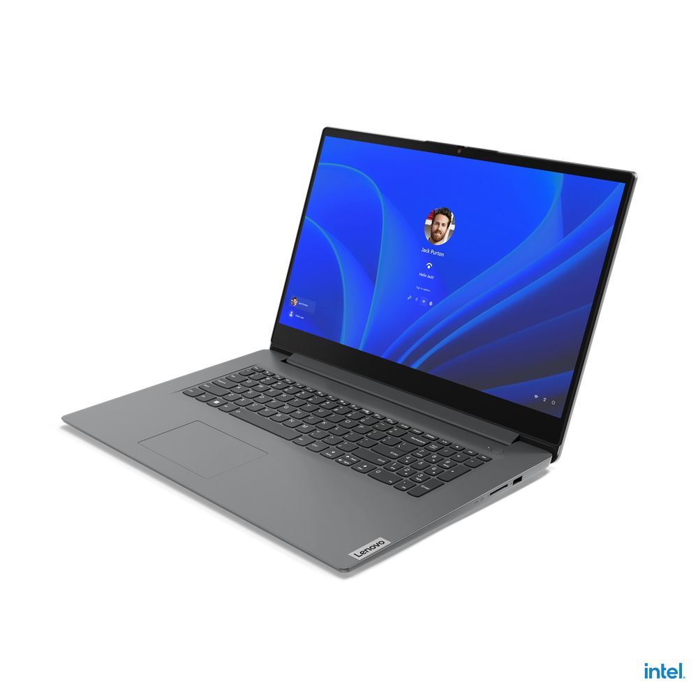 Lenovo V17 Intel Core i7 i7-1355U Computer portatile 43,9 cm (17.3") Full HD 16 GB DDR4-SDRAM 512 GB SSD Wi-Fi 6 (802.11ax) Windows 11 Pro Grigio [83A20017IX]