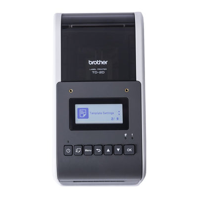 Brother TD-2350D300 stampante per etichette (CD) Termica diretta 300 x 300 DPI 152 mm/s Con cavo e senza cavo Collegamento ethernet LAN Wi-Fi Bluetooth [TD2350D300Z1]