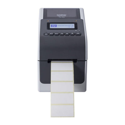 Brother TD-2350D300 stampante per etichette (CD) Termica diretta 300 x 300 DPI 152 mm/s Con cavo e senza cavo Collegamento ethernet LAN Wi-Fi Bluetooth [TD2350D300Z1]