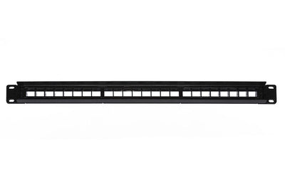 LINK Pannello Patch Vuoto Colore Nero 24 Porte [LKPV24]