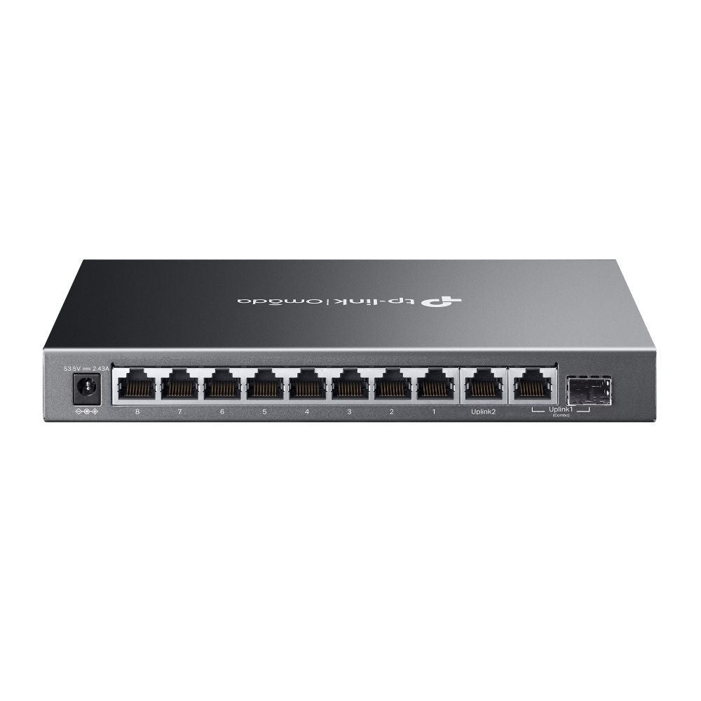 TP-Link Omada ES210GMP switch di rete Gestito Gigabit Ethernet (10/100/1000) Supporto Power over Ethernet (PoE) Nero [ES210GMP]