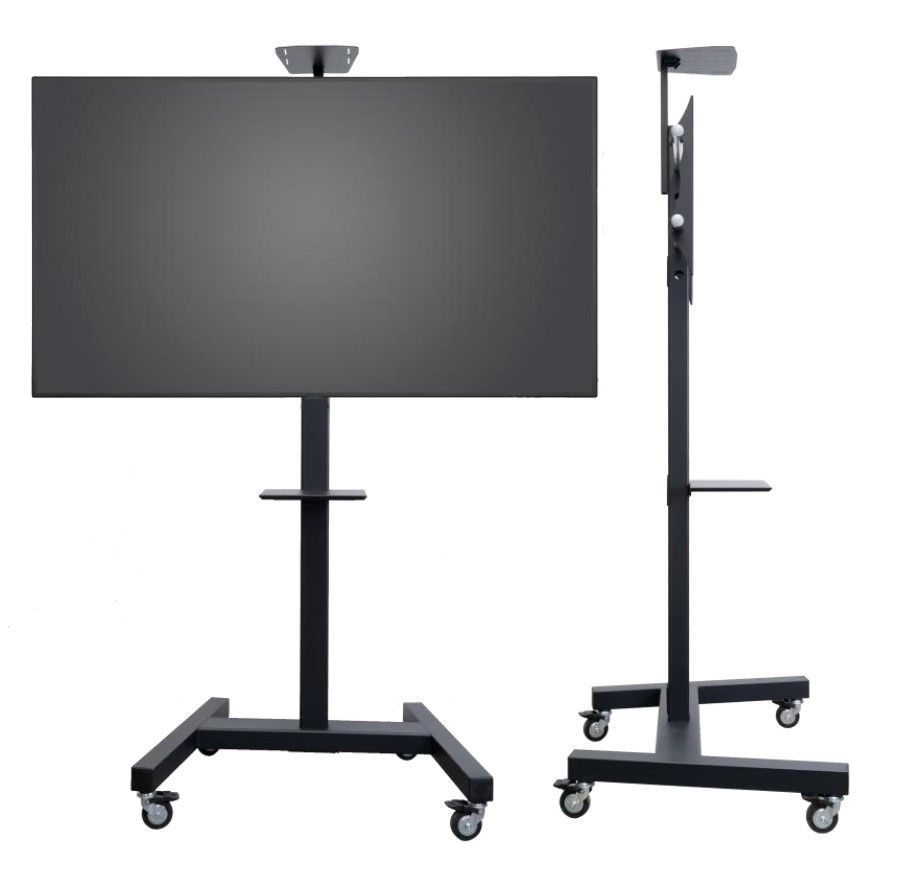 OMB Fix Trolley 2,29 m (90") Nero [OM07147]