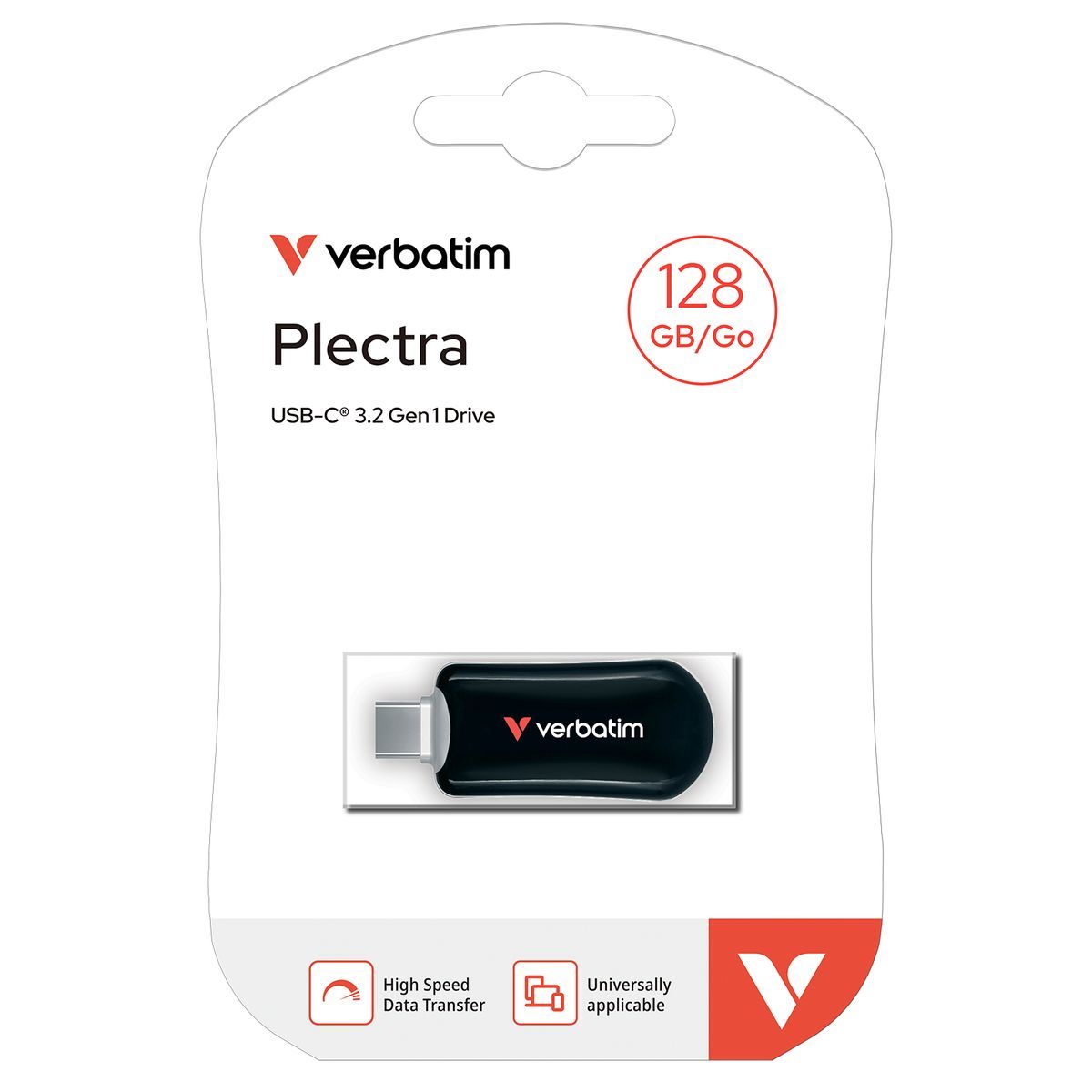 Verbatim 30225 unità flash USB 128 GB USB tipo-C 3.2 Gen 1 (3.1 Gen 1) Nero [30225]