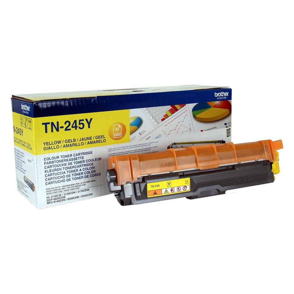 Brother TN-245Y cartuccia toner 1 pz Originale Giallo [TN245Y]