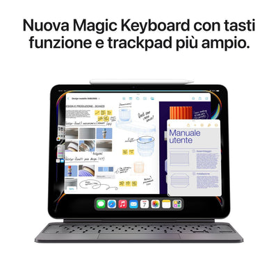 Apple iPad Pro 13'' Wi-Fi + Cellular 256GB Standard glass - Argento [MVXT3TY/A]