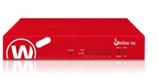 WATCHGUARD FIREBOX T45-POE CON 1 ANNO TOTAL SECURI [WGT47641-EU]