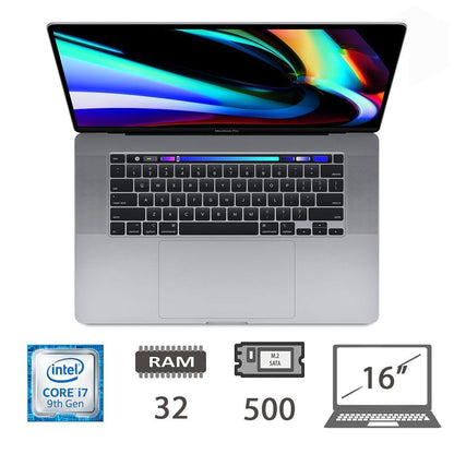 MBP 16 T.BAR(2019)I7-9750H/32/512/SG/2Y [004019PCR-EU]