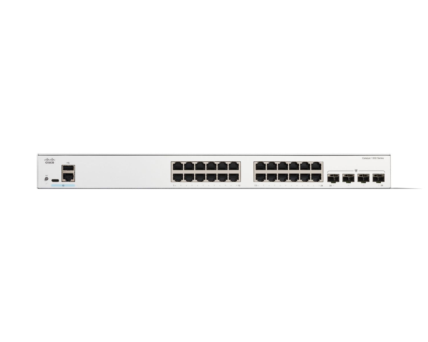 Cisco C1300-24T-4G switch di rete Gestito L2/L3 Gigabit Ethernet (10/100/1000) Bianco [C1300-24T-4G]