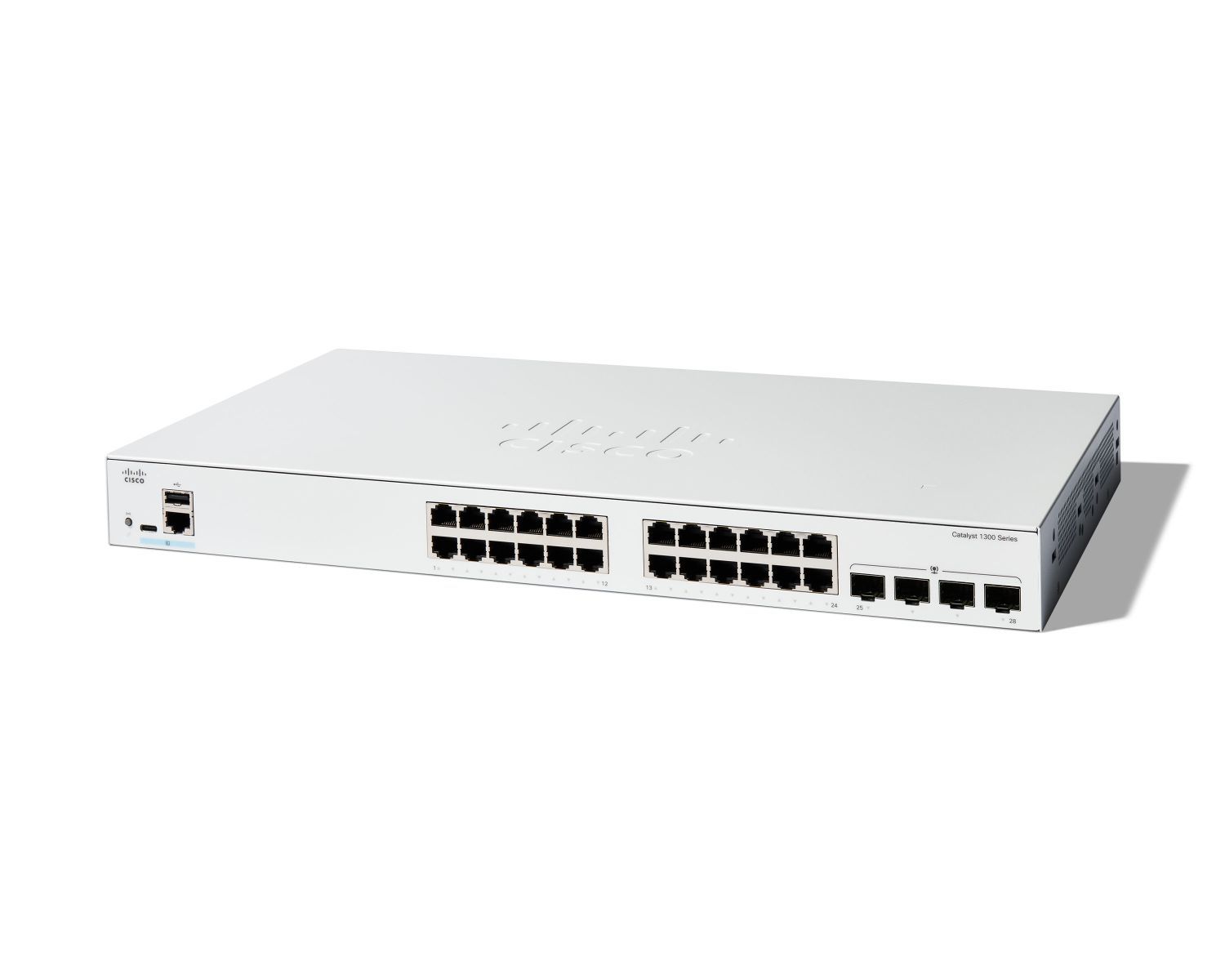 Cisco C1300-24T-4G switch di rete Gestito L2/L3 Gigabit Ethernet (10/100/1000) Bianco [C1300-24T-4G]