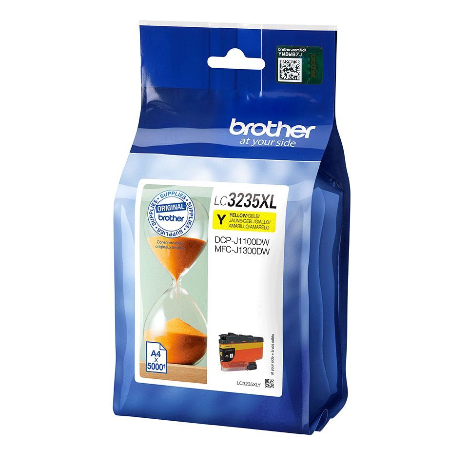 Brother LC3235XLY cartuccia d'inchiostro 1 pz Originale Resa elevata (XL) Giallo [LC3235XLY]