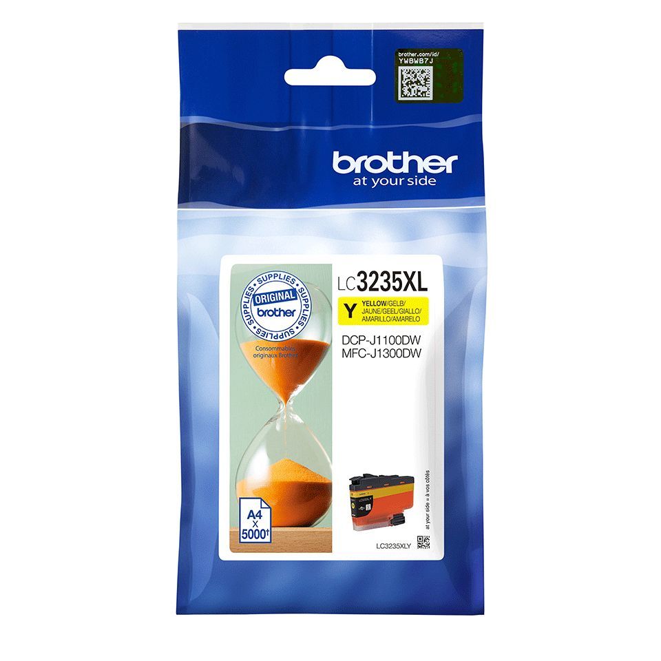 Brother LC3235XLY cartuccia d'inchiostro 1 pz Originale Resa elevata (XL) Giallo [LC3235XLY]