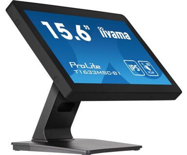 iiyama ProLite T1633MSC-B1 Monitor PC 39,6 cm (15.6") 1920 x 1080 Pixel Full HD LCD Touch screen Nero [T1633MSC-B1]