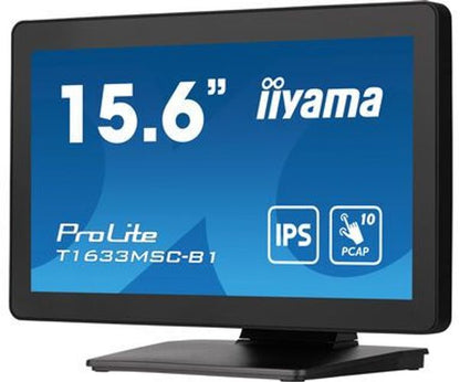 iiyama ProLite T1633MSC-B1 Monitor PC 39,6 cm (15.6") 1920 x 1080 Pixel Full HD LCD Touch screen Nero [T1633MSC-B1]