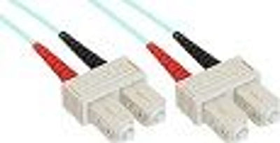 PATCHCORD DUPLEX SC/SC 50/125 OM3 mt.1 Aqua [HL-SCSC1-OM3]