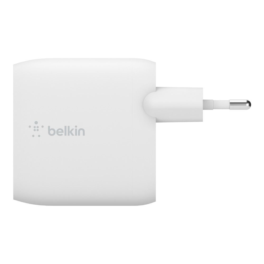 Belkin CARICABATTERIE 2 PORTE USBA, CAVO USB-A A LIGH. 1M [WCD001VF1MWH]