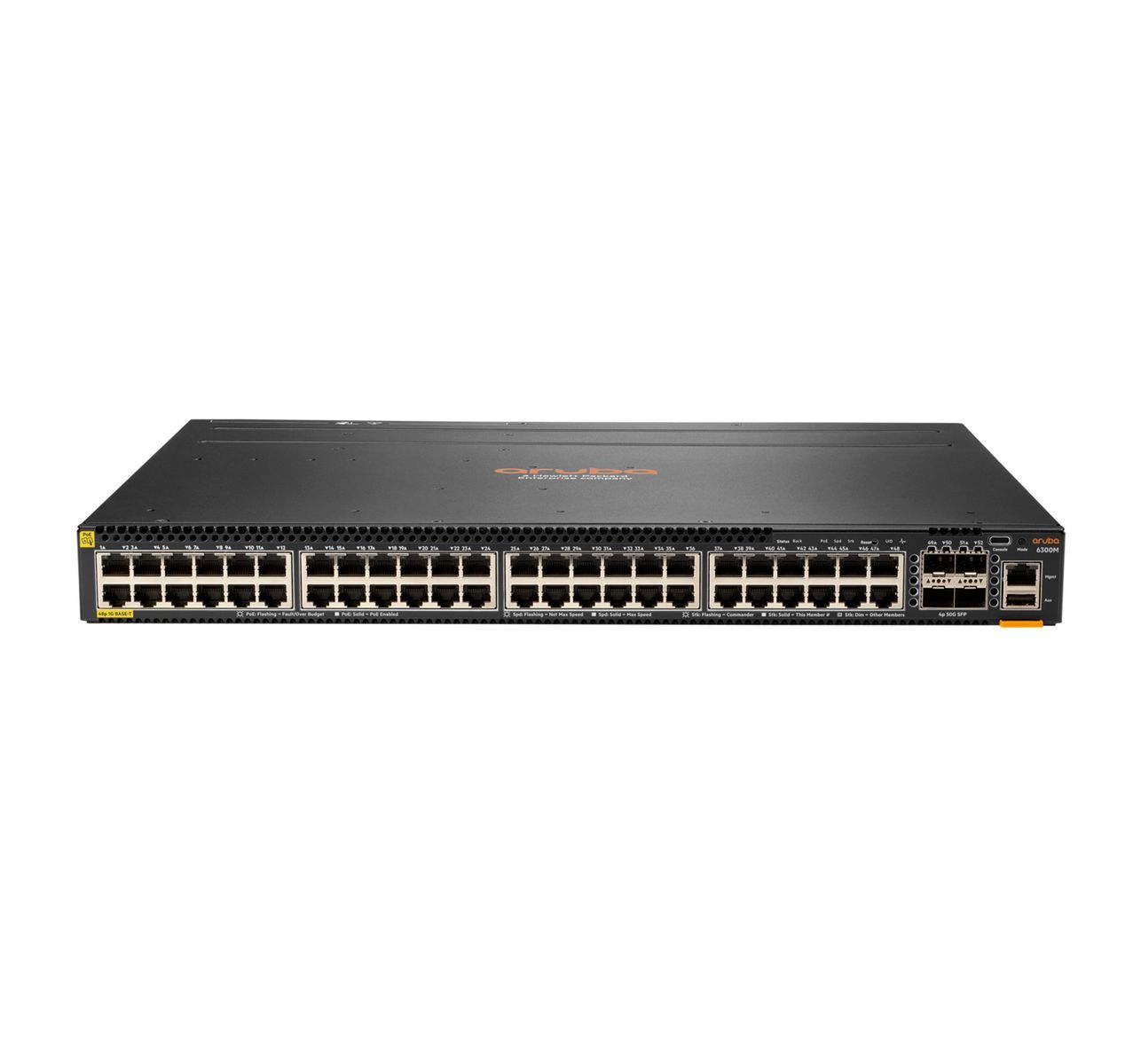 HPE Aruba Networking Aruba 6300M Gestito L3 Gigabit Ethernet (10/100/1000) Supporto Power over Ethernet (PoE) 1U Grigio [JL661A]