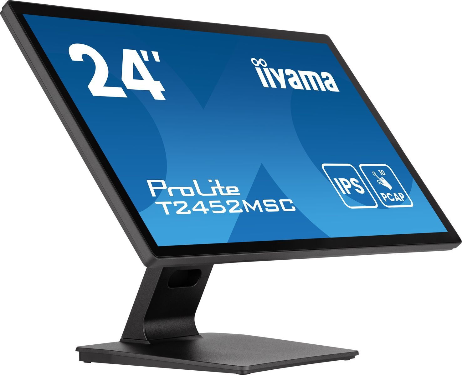 iiyama ProLite T2452MSC-B1AG Monitor PC 60,5 cm (23.8") 1920 x 1080 Pixel Full HD LED Touch screen Nero [T2452MSC-B1AG]