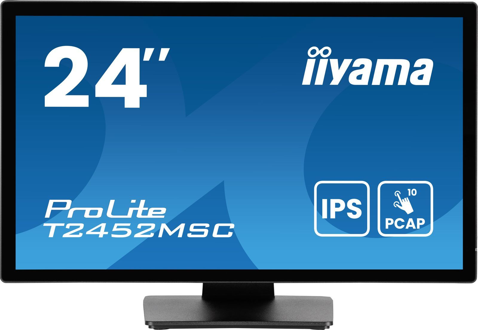 iiyama ProLite T2452MSC-B1AG Monitor PC 60,5 cm (23.8") 1920 x 1080 Pixel Full HD LED Touch screen Nero [T2452MSC-B1AG]