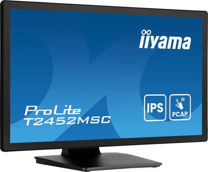 iiyama ProLite T2452MSC-B1AG Monitor PC 60,5 cm (23.8") 1920 x 1080 Pixel Full HD LED Touch screen Nero [T2452MSC-B1AG]