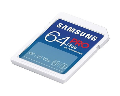 Samsung PRO Plus SD Card - Scheda di memoria 64GB (2023) [MB-SD64S/EU]