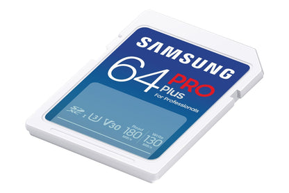 Samsung PRO Plus SD Card - Scheda di memoria 64GB (2023) [MB-SD64S/EU]