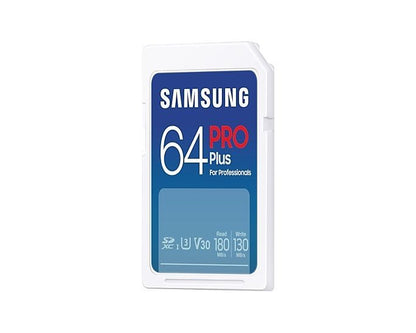 Samsung PRO Plus SD Card - Scheda di memoria 64GB (2023) [MB-SD64S/EU]