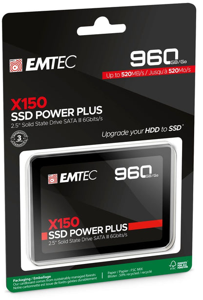 Emtec X150 Power Plus 960 GB 2.5" Serial ATA III [ECSSD960GX150]