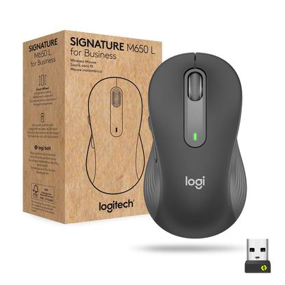 Logitech 910-006274 mouse Ufficio Mano destra RF senza fili + Bluetooth Ottico 4000 DPI [910-006274]