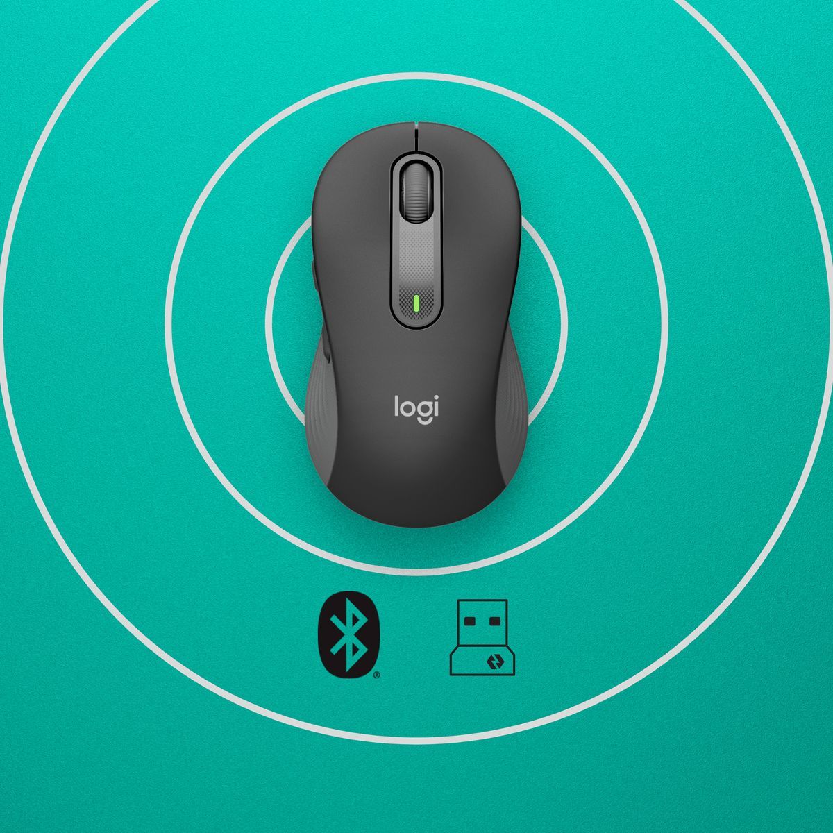 Logitech 910-006274 mouse Ufficio Mano destra RF senza fili + Bluetooth Ottico 4000 DPI [910-006274]