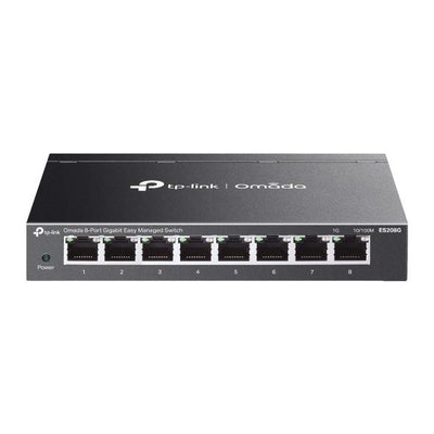 TP-Link Omada ES208G switch di rete Gestito L2 Gigabit Ethernet (10/100/1000) Nero [ES208G]
