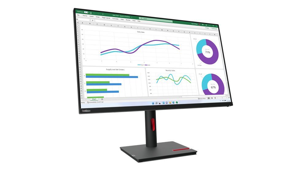 Lenovo ThinkVision T32h-30 Monitor PC 80 cm (31.5") 2560 x 1440 Pixel Quad HD LED Nero [63D3GAT1EU]