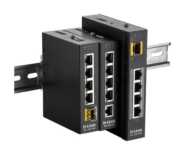D-Link DIS100G5PSW Non gestito L2 Gigabit Ethernet (10/100/1000) Supporto Power over Ethernet (PoE) Nero [DIS-100G-5PSW]