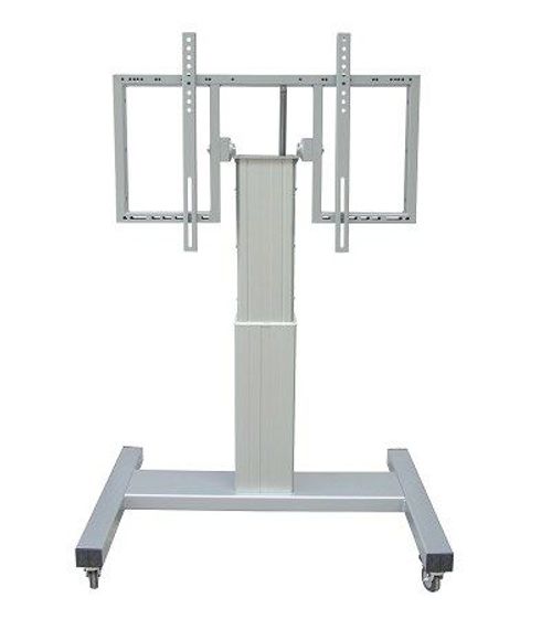 ITB OM06184 carrello e supporto multimediale Carrello multimediale Nero, Argento Pannello piatto [OM06184]