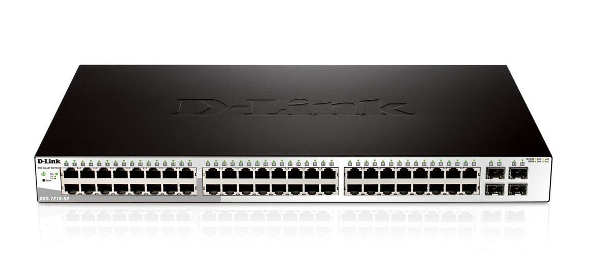 D-Link DGS-1210-52 Gestito L2 Gigabit Ethernet (10/100/1000) 1U Nero [DGS-1210-52/E]