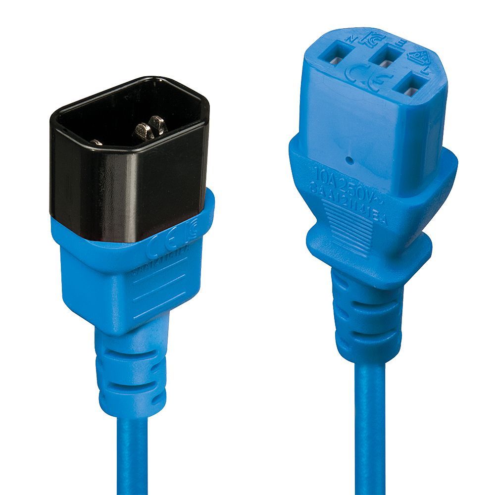 Lindy 30472 cavo di alimentazione Blu 2 m Accoppiatore C13 Accoppiatore C14 [LINDY30472]