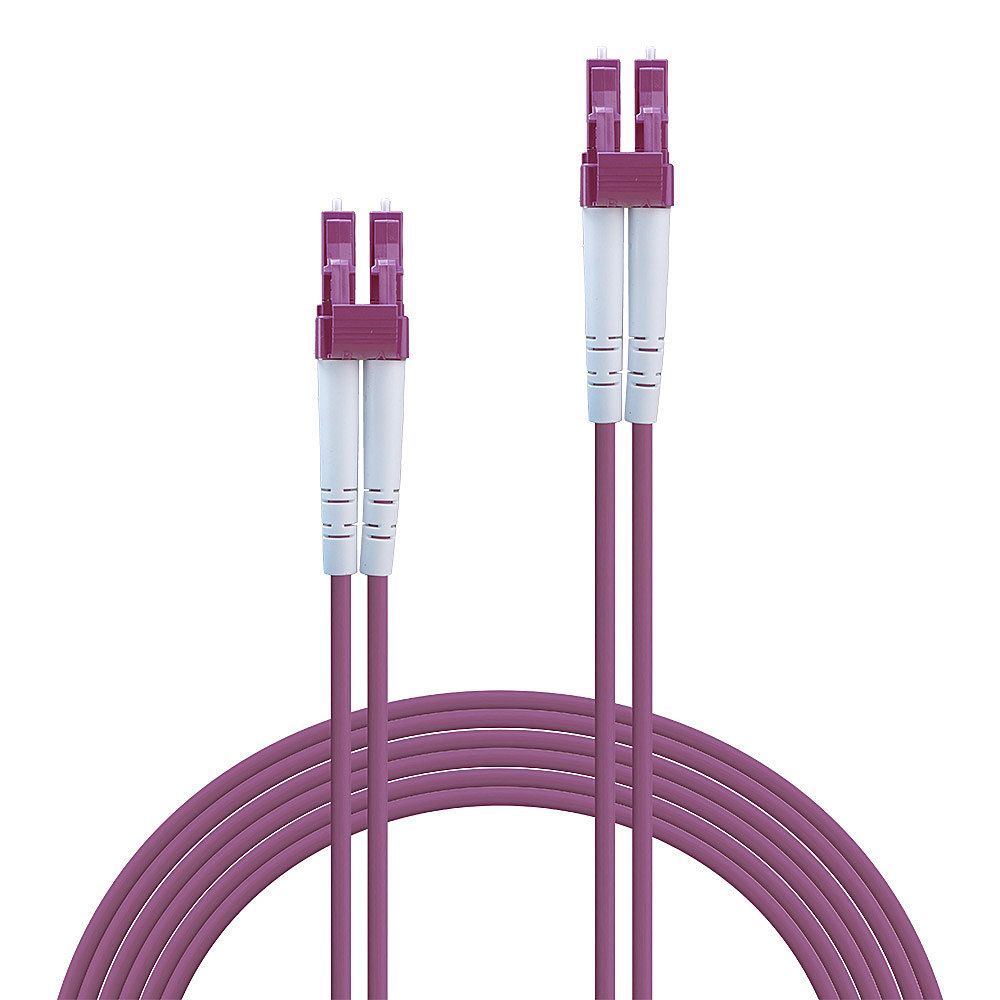 Lindy 46341 cavo a fibre ottiche 2 m LC Rosa [LINDY46341]